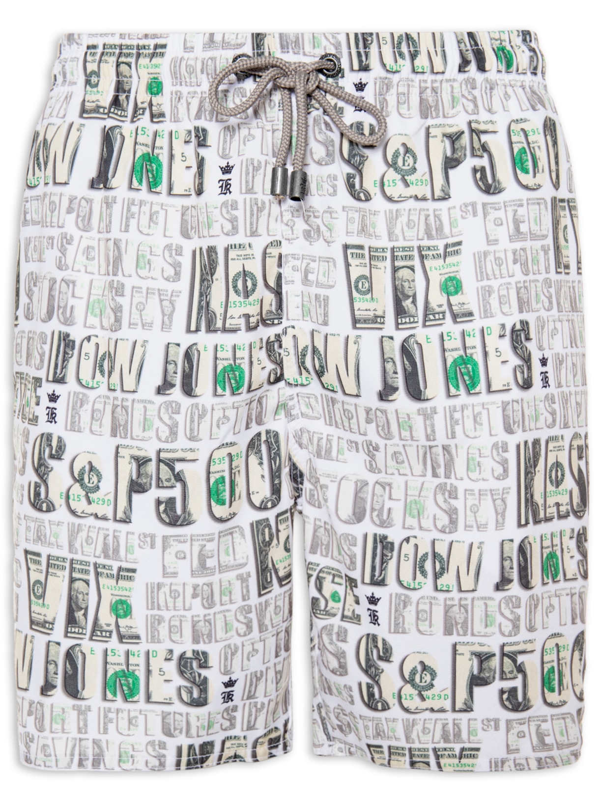 Short Masculino Dollar Words - Branco