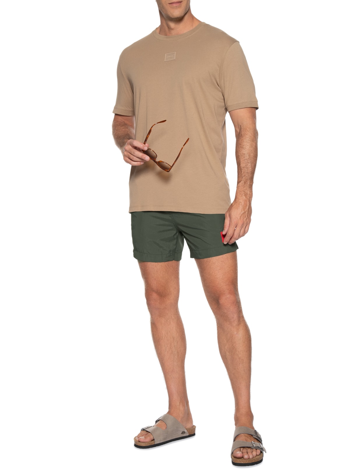 Short Masculino Dominica Cinza Hugo