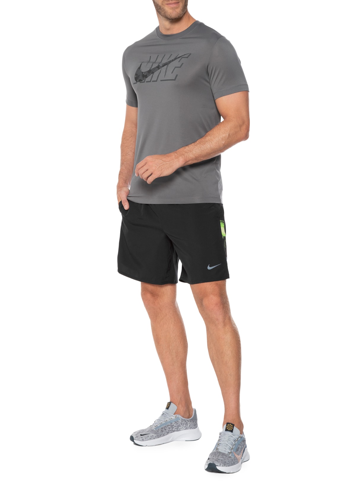 Short Masculino Dri-fit Challenger Preto Nike