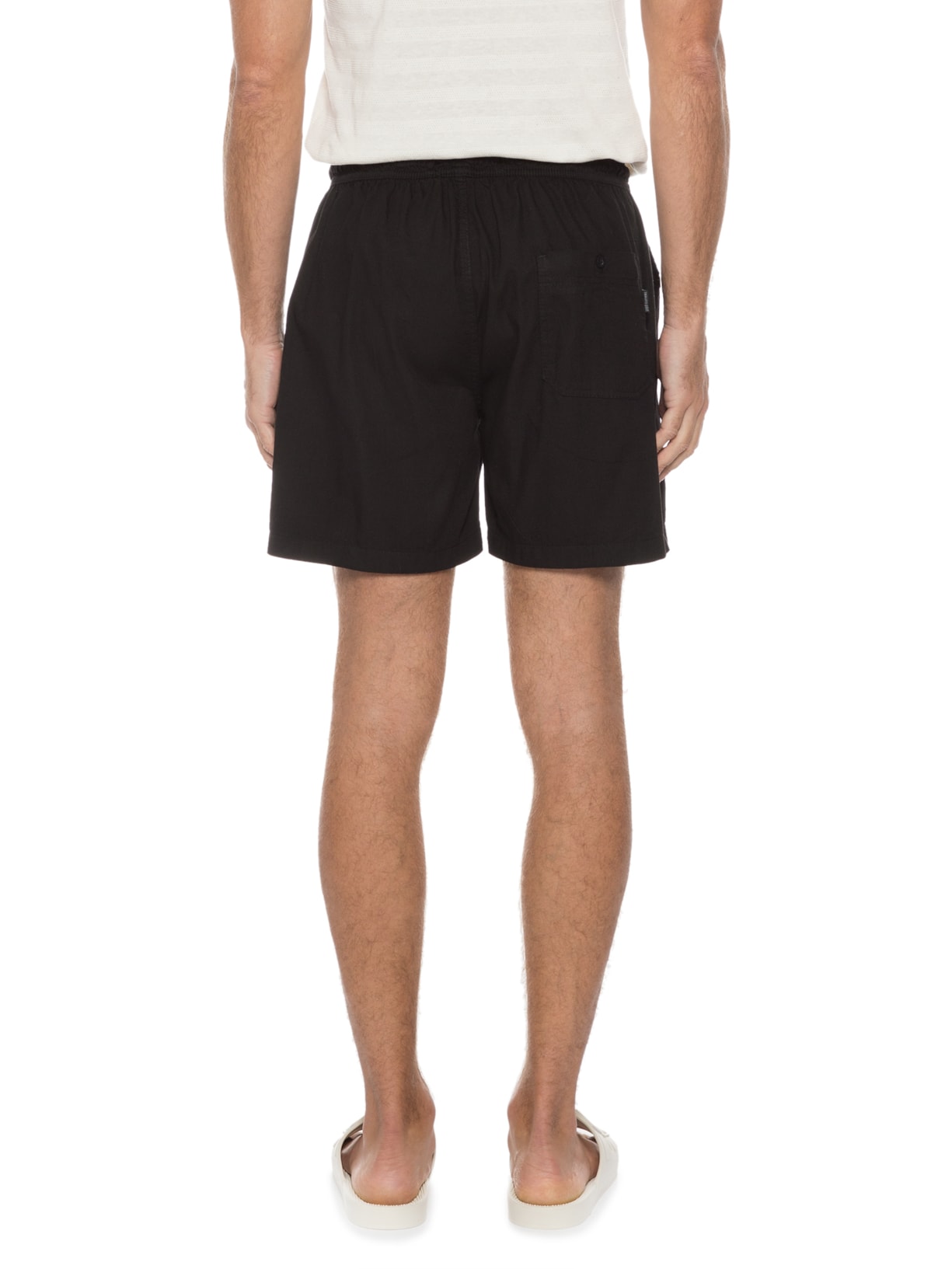 Short Masculino Elástico Caribe Preto Urbô