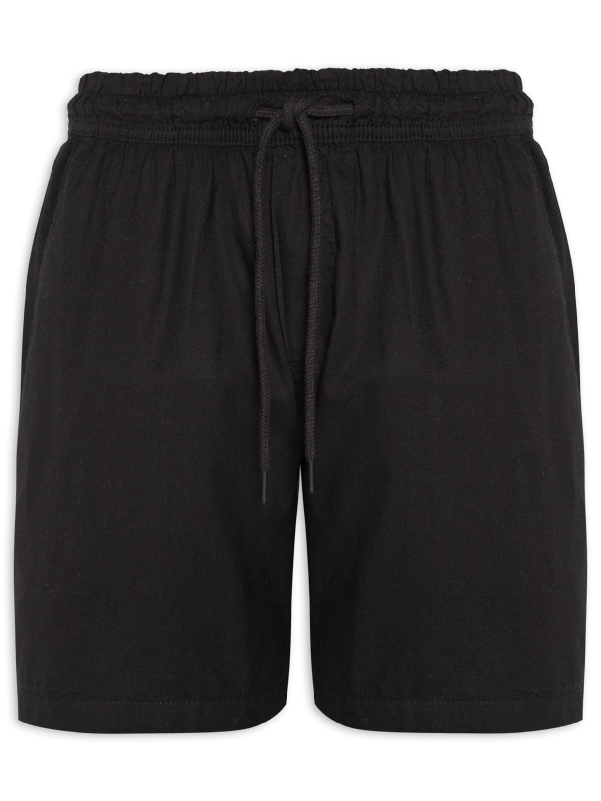 Short Masculino Elástico Caribe - Preto