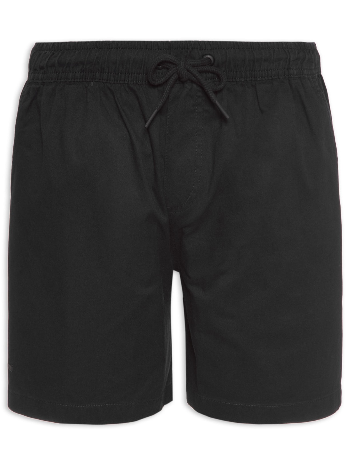 Short Masculino Elástico Daily Black - Preto