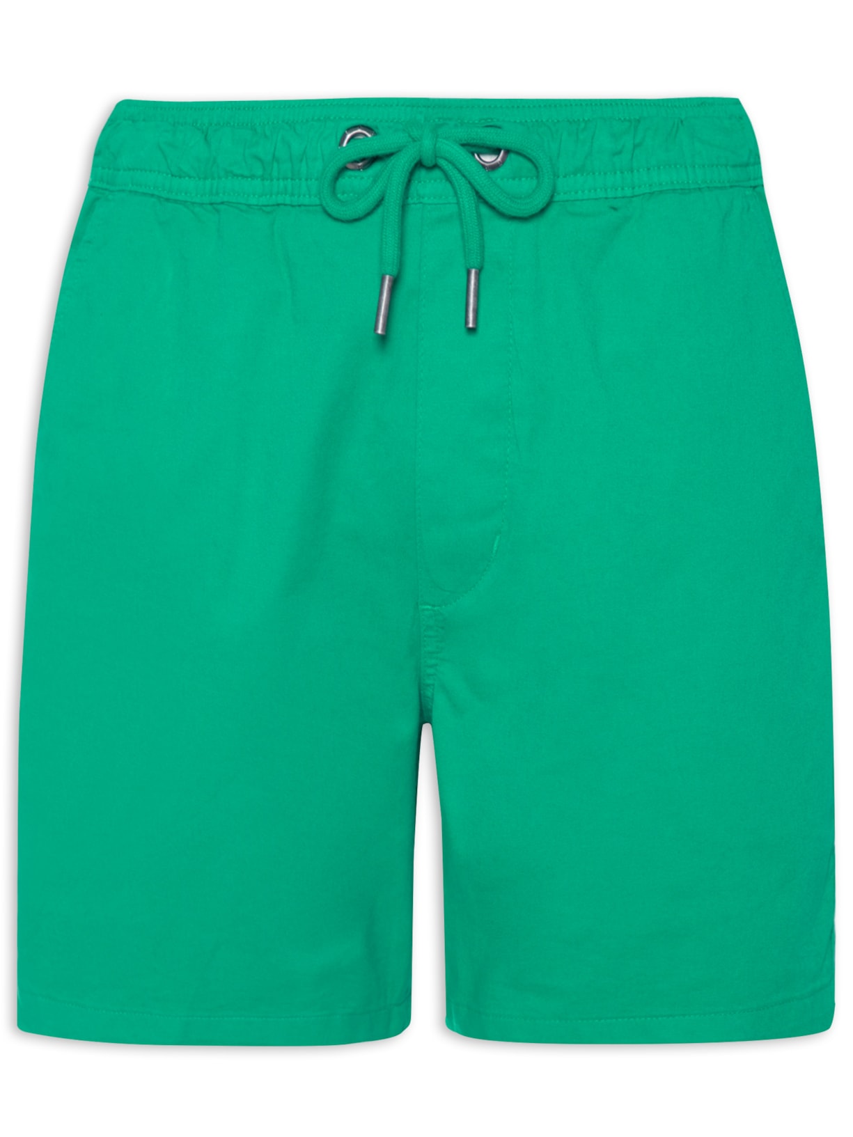 Short Masculino Elástico Estonado Verde Reserva