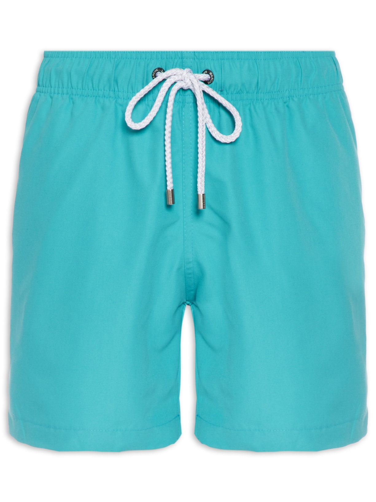 Short Masculino Elástico Liso Pacífico - Verde