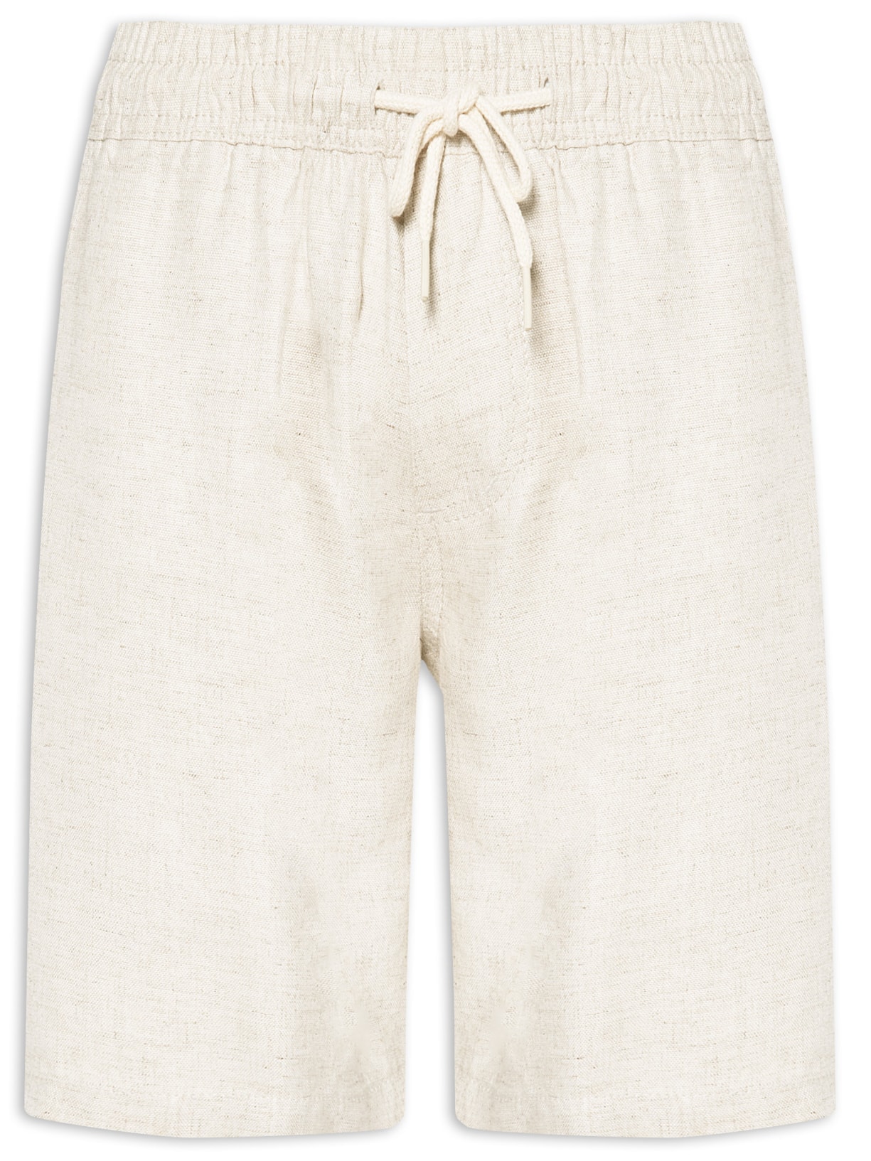 Short Masculino Elástico Marfinno - Bege