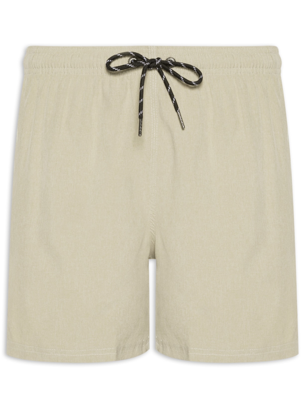 Short Masculino Elástico Mescla Color - Bege