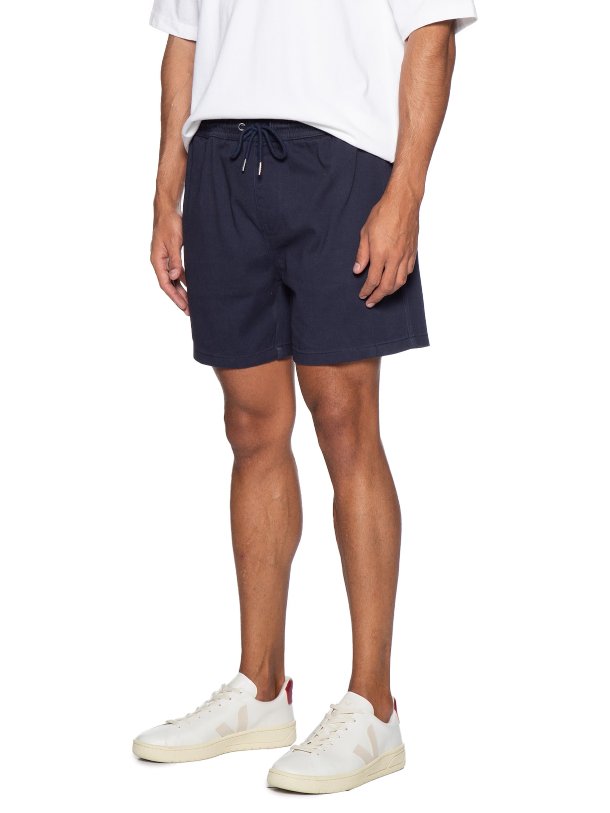 Short Masculino em Sarja Azul Basiq Men