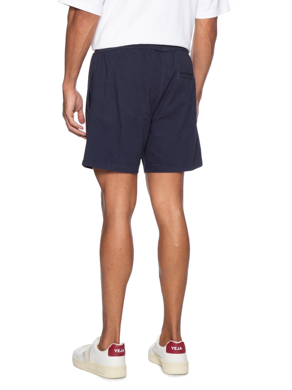 Short Masculino em Sarja – Azul Basiq Men