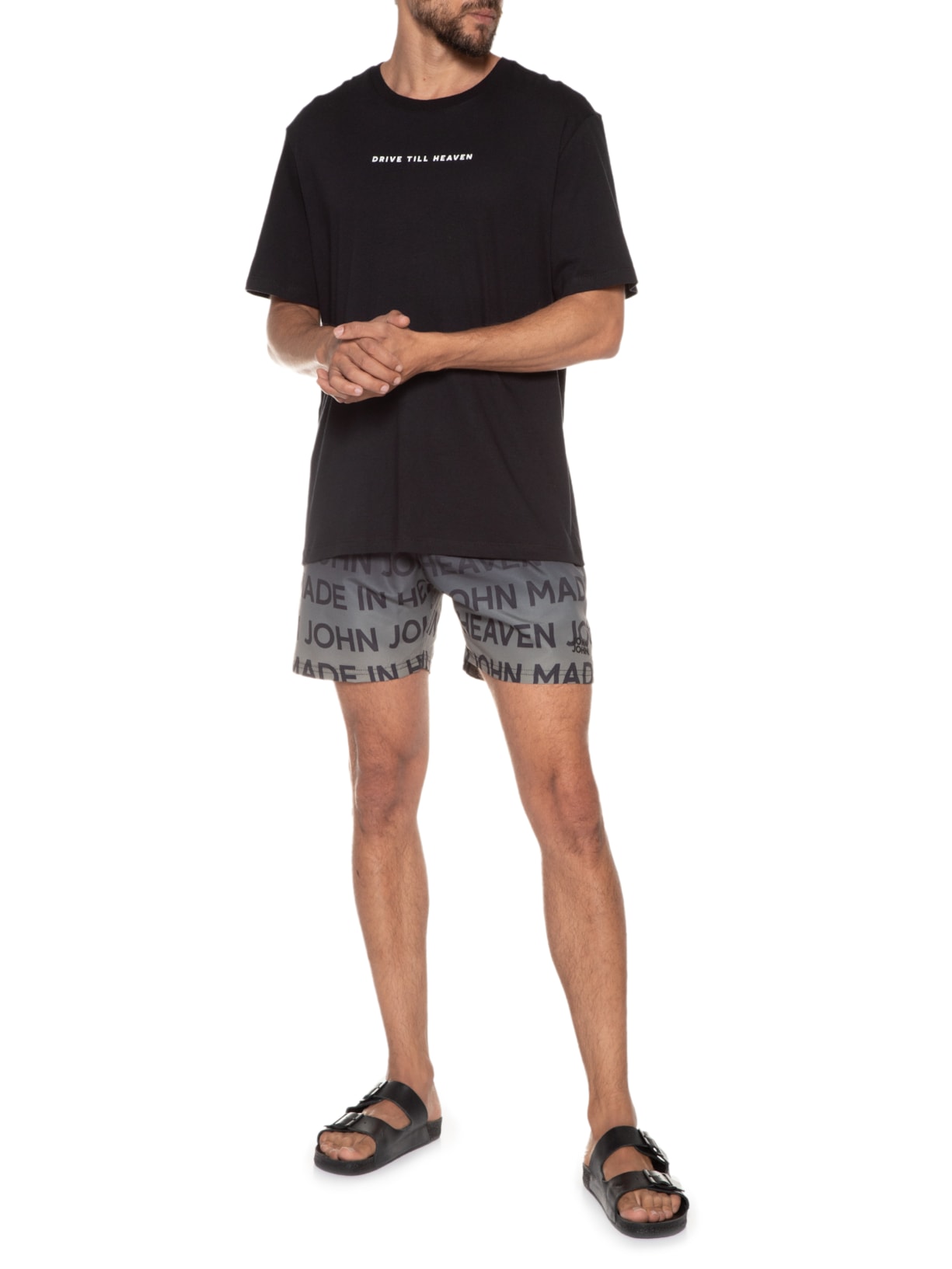 Short Masculino Escape Route Preto John John