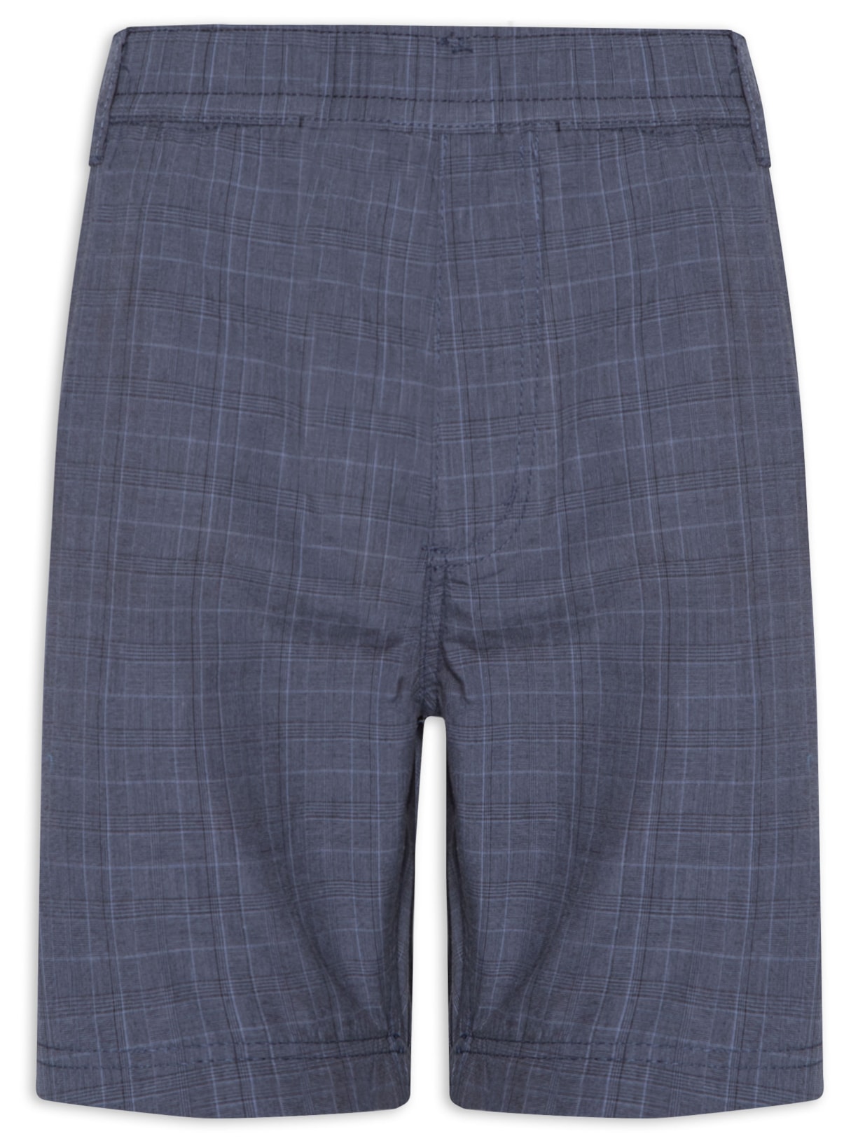 Short Masculino Estampa Xadrez - Azul