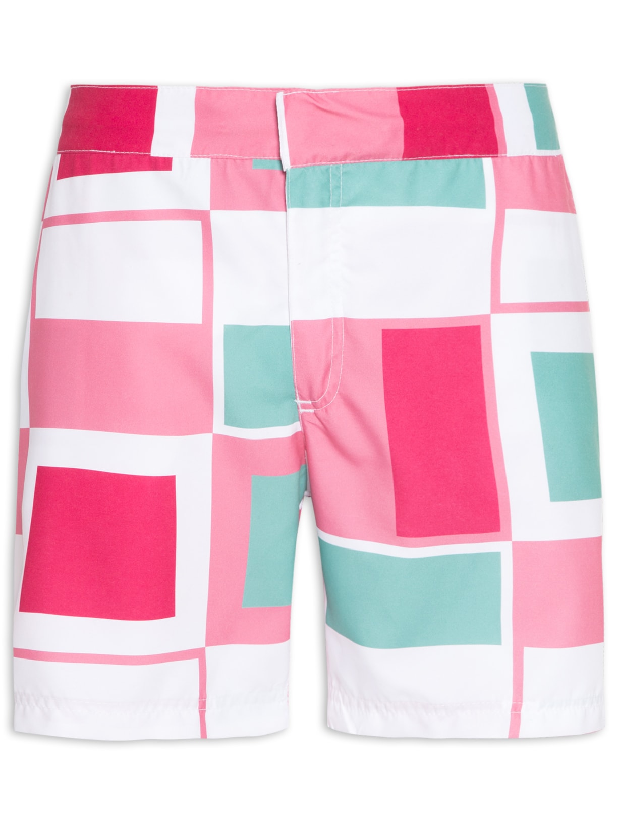 Short Masculino Estampado - Branco