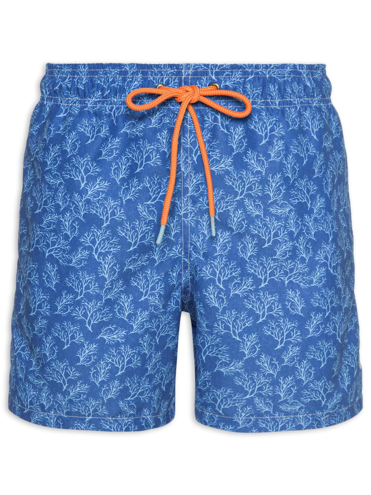 Short Masculino Estampado Coral - Azul