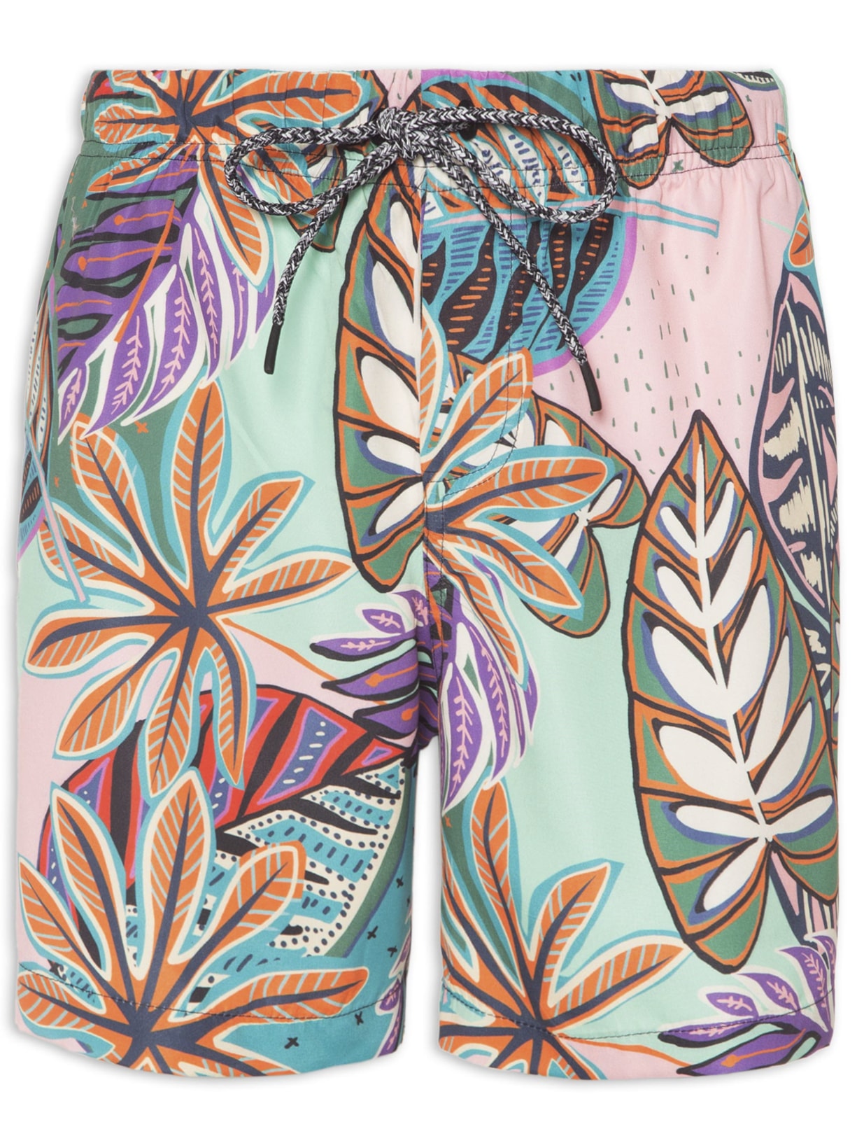 Short Masculino Estampado Leme - Verde