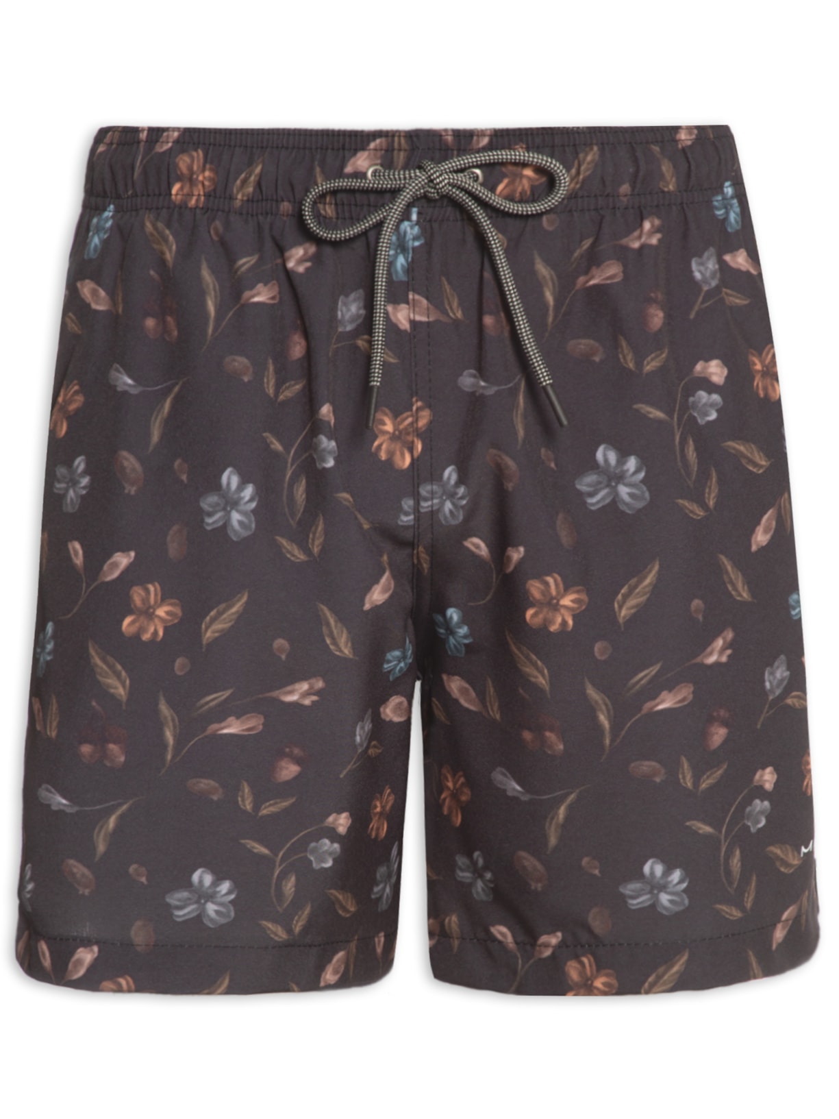 Short Masculino Estampado - Preto