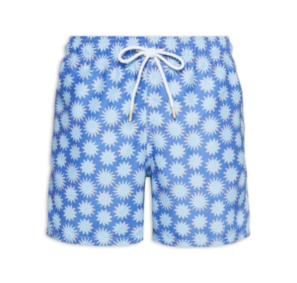 Short Masculino Estampado Soleil - Azul