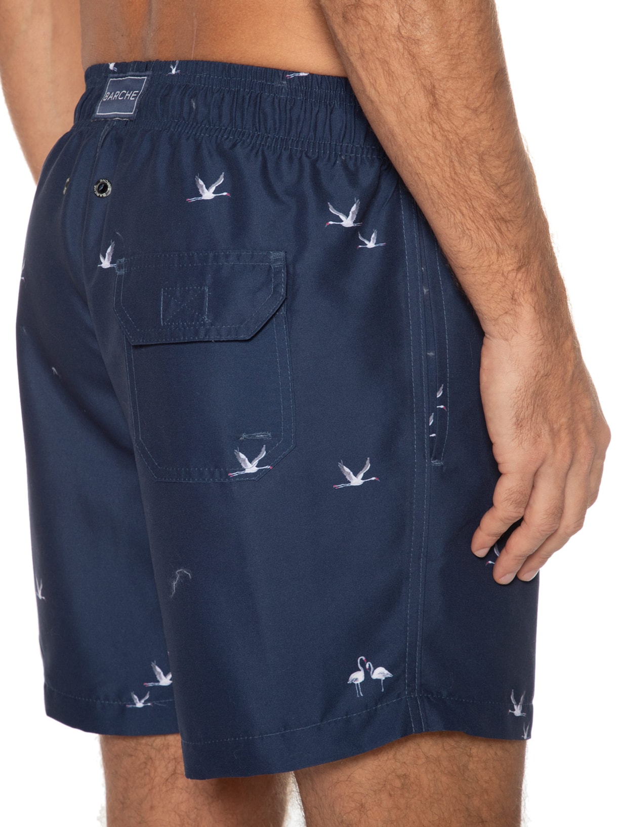 Short Masculino Estampado Swim Azul Barche