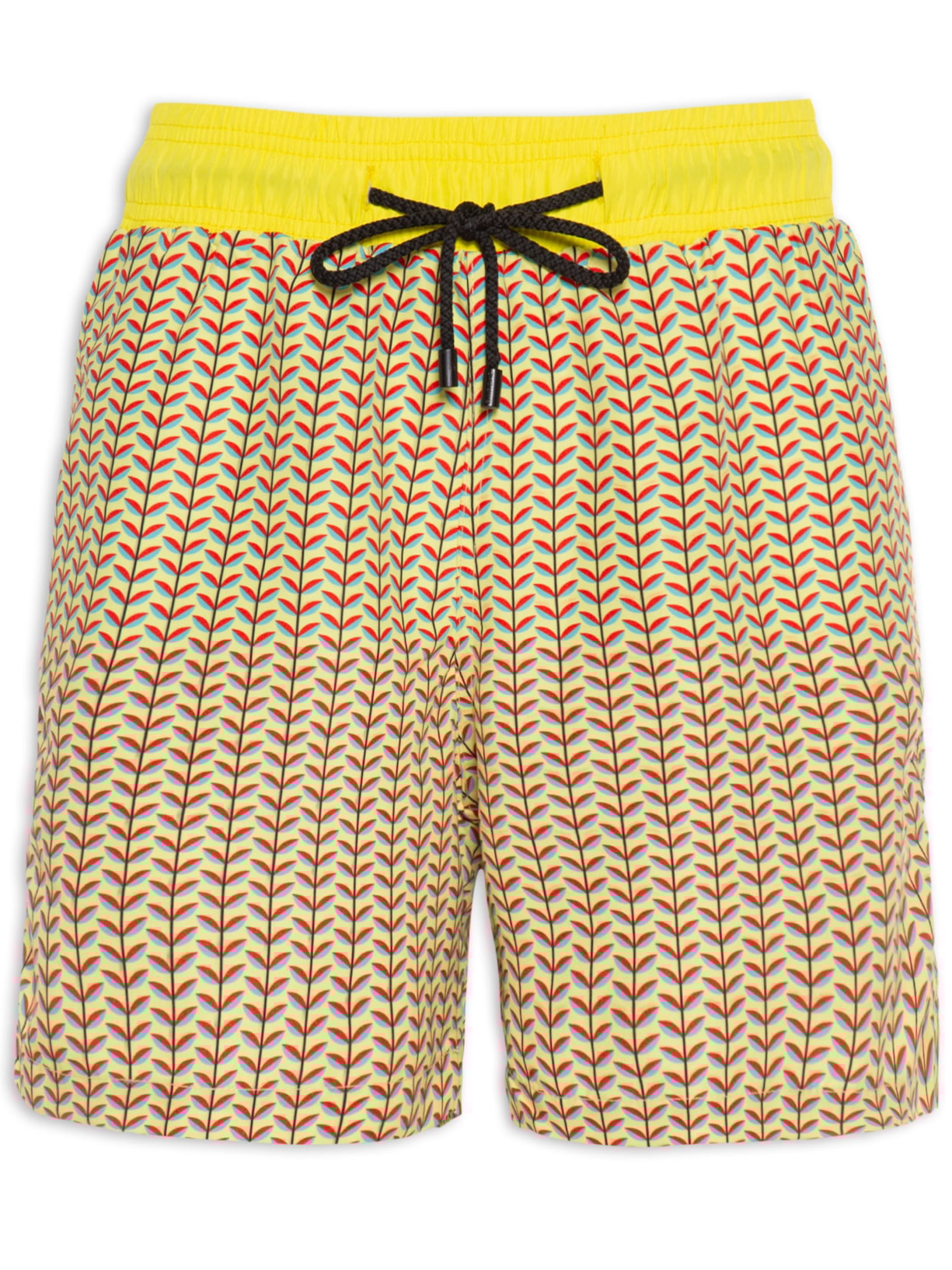 Short Masculino Estampado Swim Com Tule - Verde