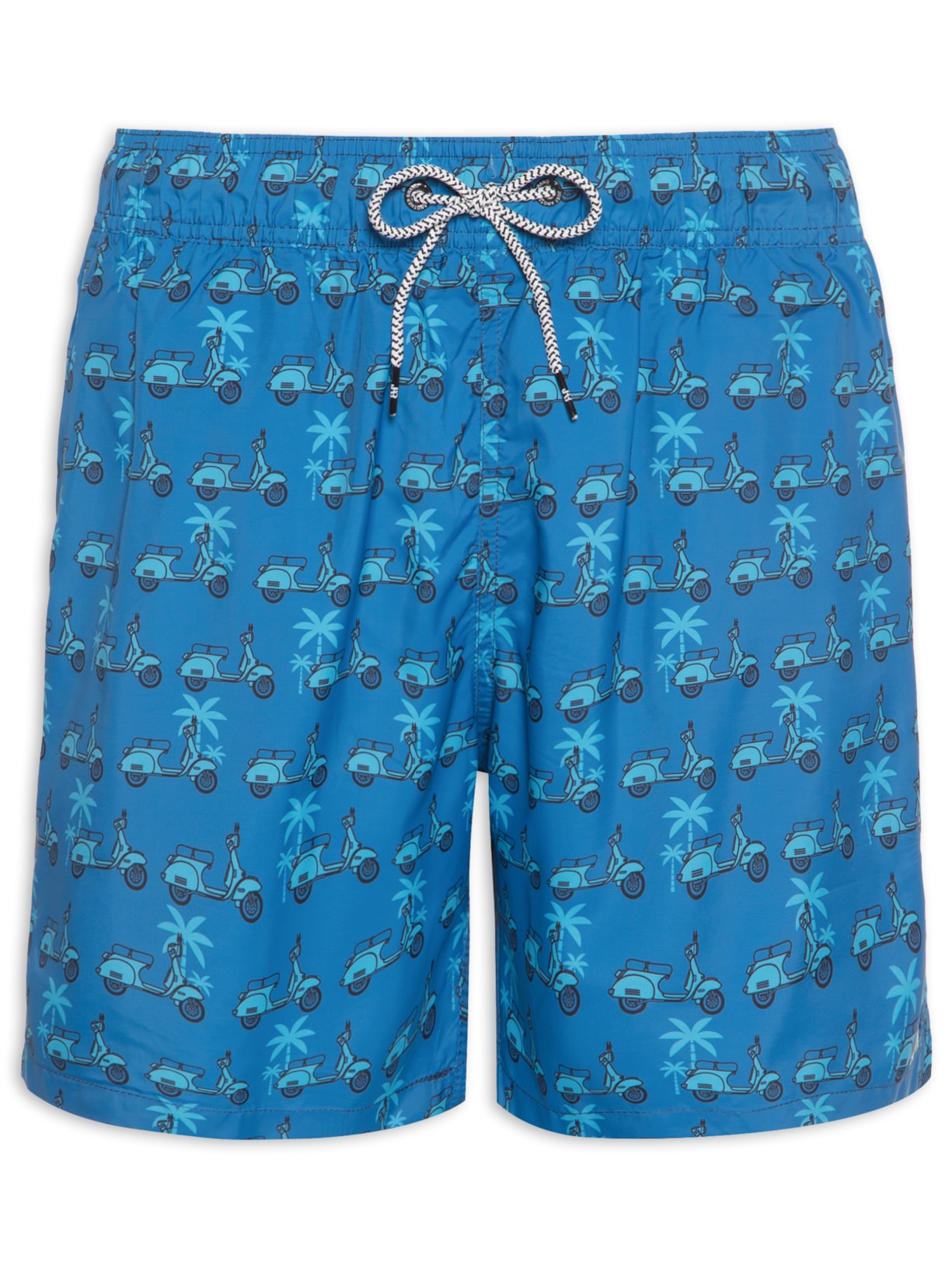 Short Masculino Figurativo - Azul