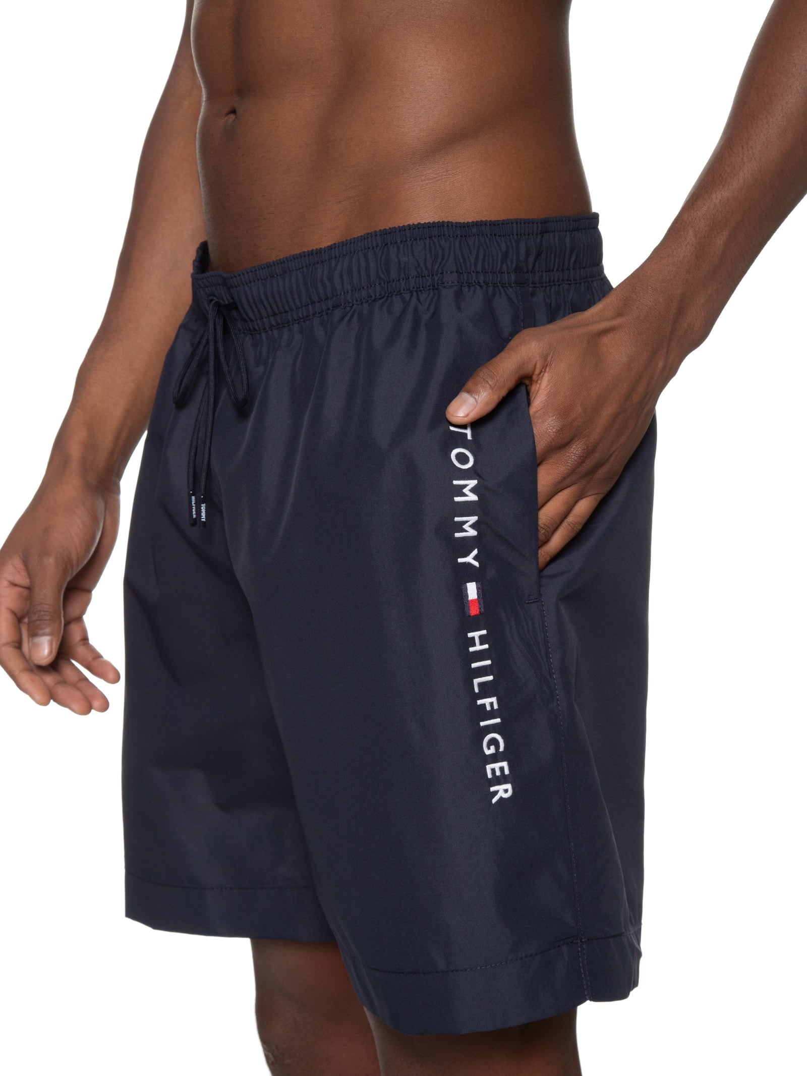 Short Masculino Flag Long Drawstring - Azul