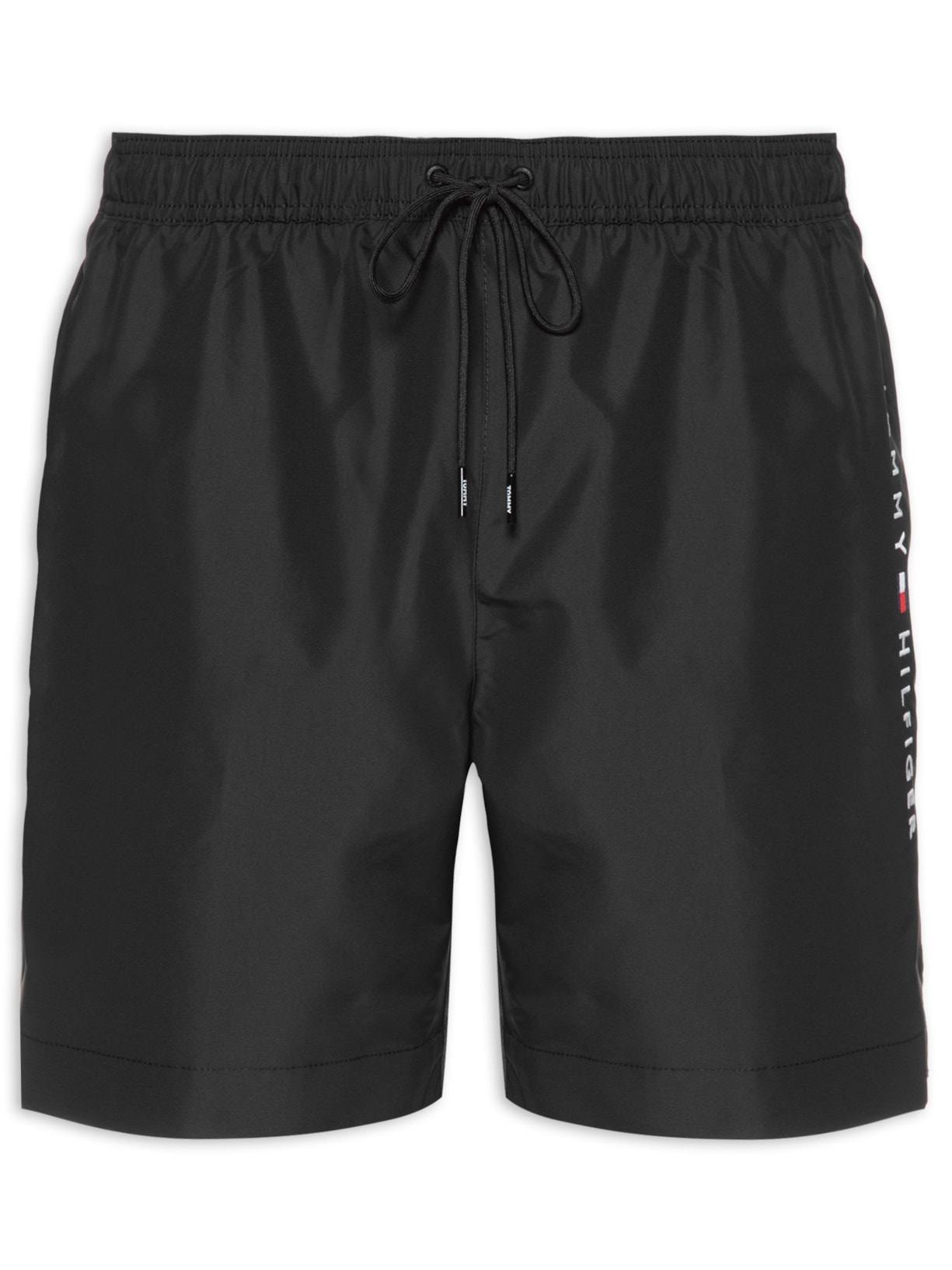 Short Masculino Flag Long Drawstring - Preto