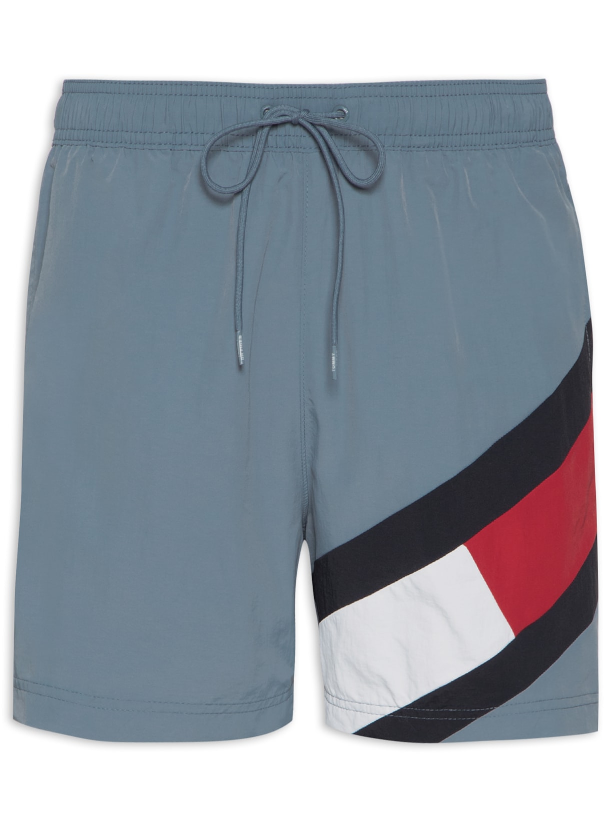 Short Masculino Flag Medium Drawstring - Azul