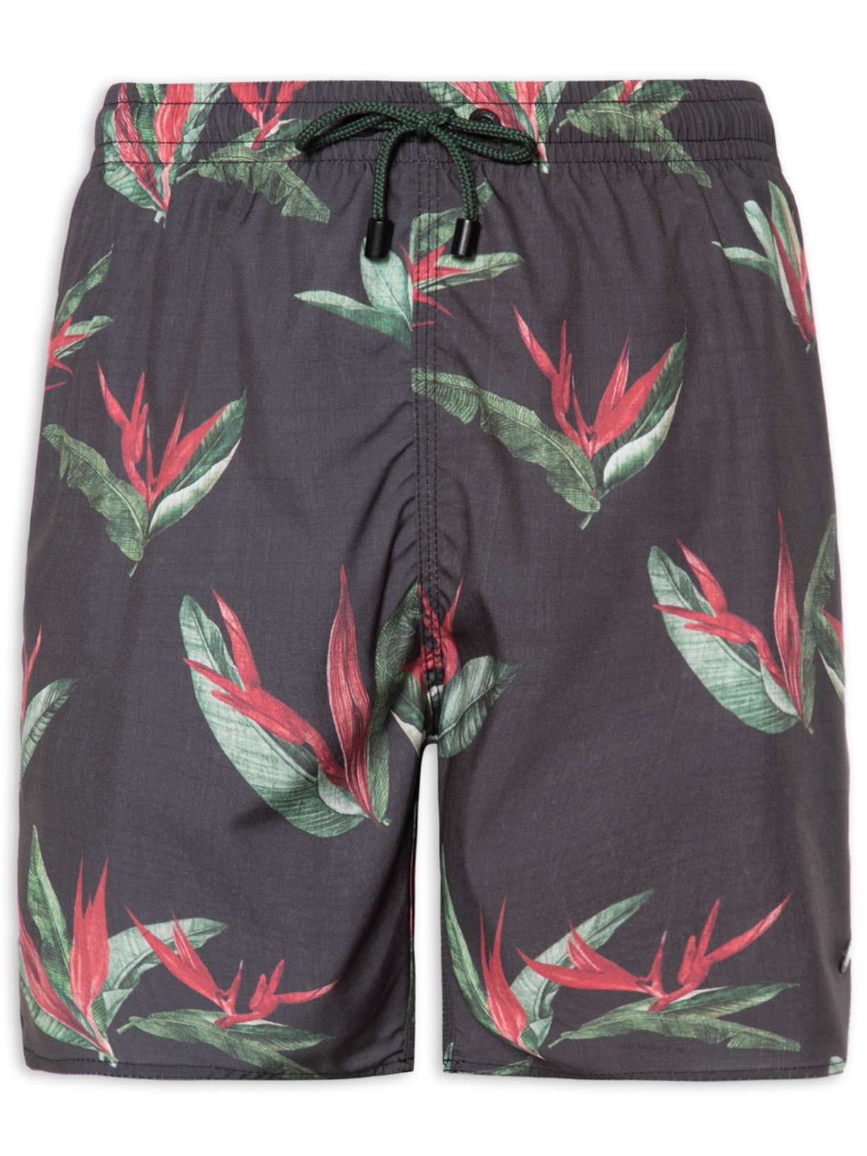 Short Masculino Floral Cinza Sergio K