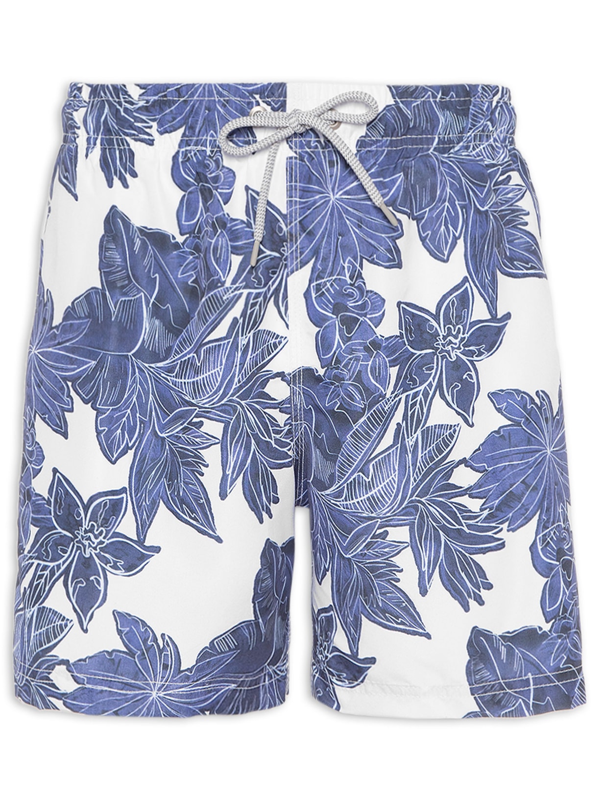 Short Masculino Folhagem - Branco