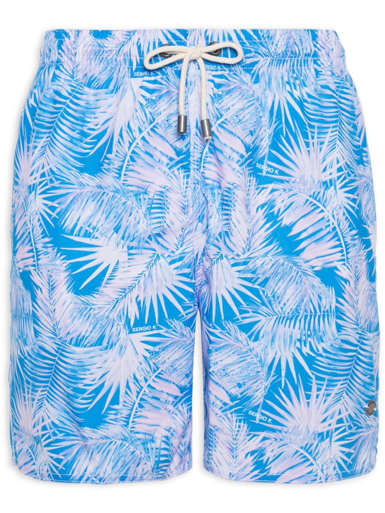 Short Masculino Forest Rose Blue - Azul