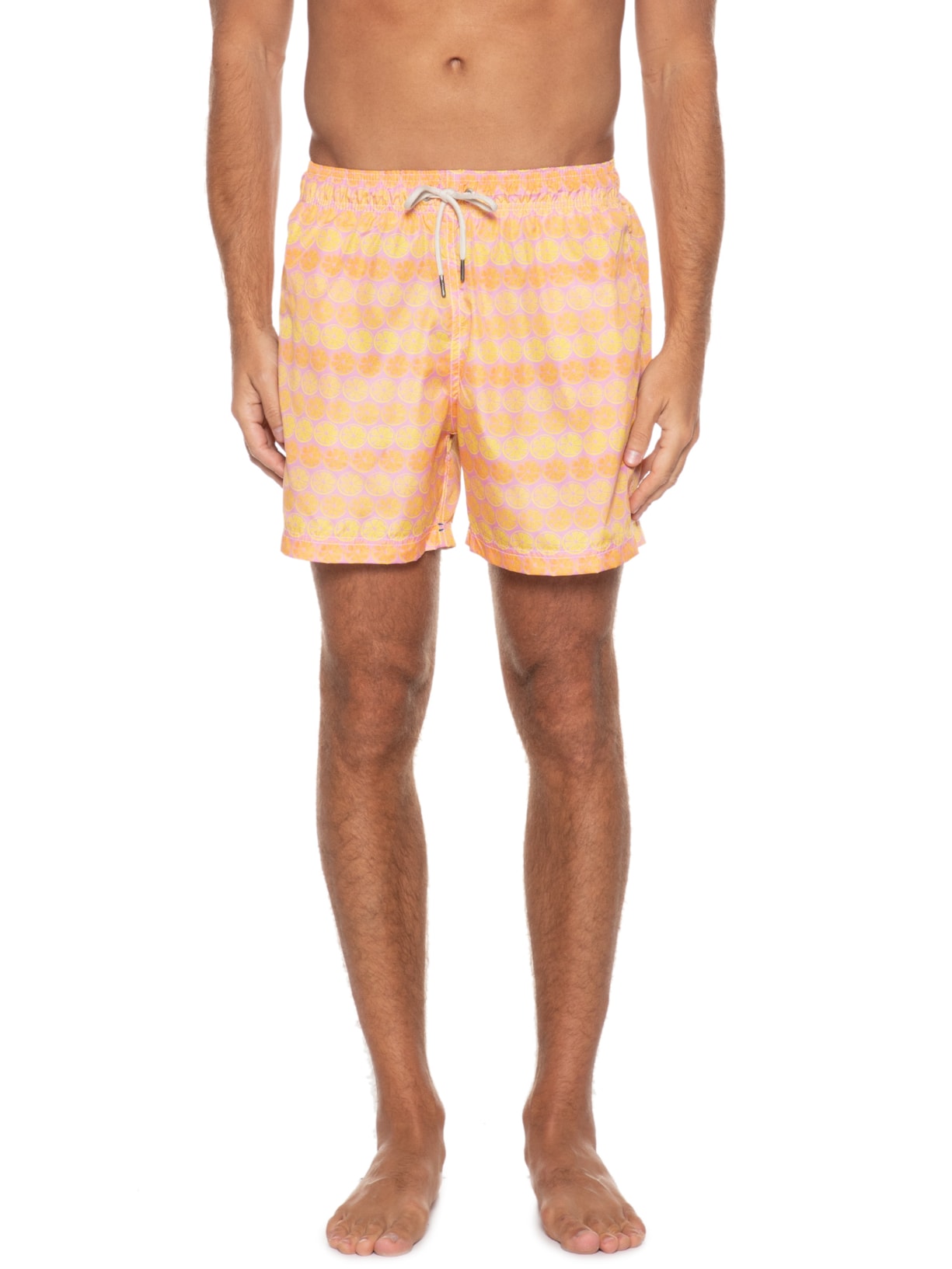 Short Masculino Geo Grape Laranja Shortsco