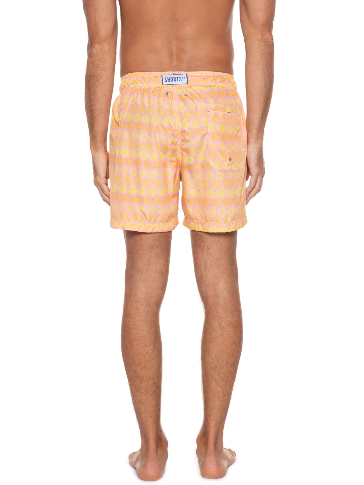 Short Masculino Geo Grape Laranja Shortsco