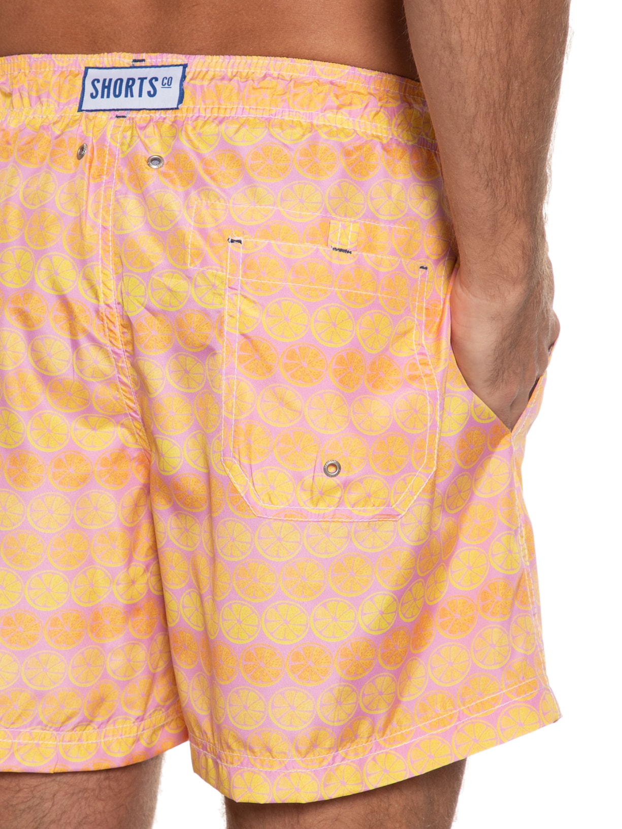 Short Masculino Geo Grape Laranja Shortsco