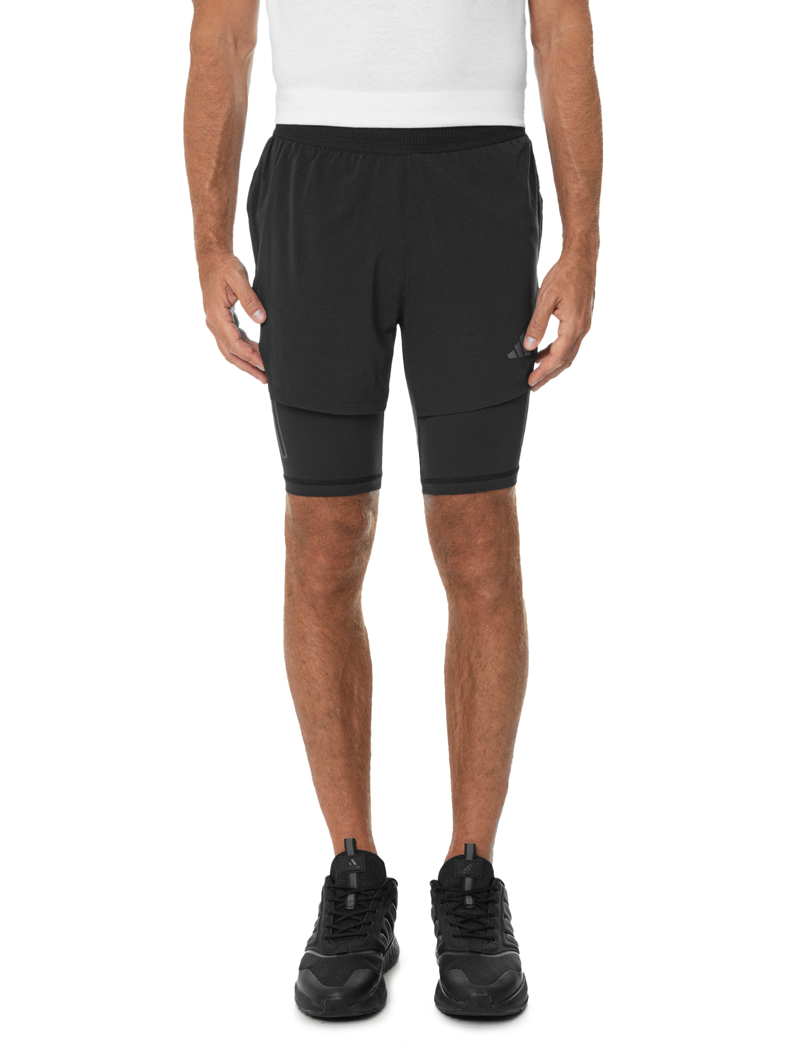 Short Masculino Hiit 2 In 1 - Adidas - Preto