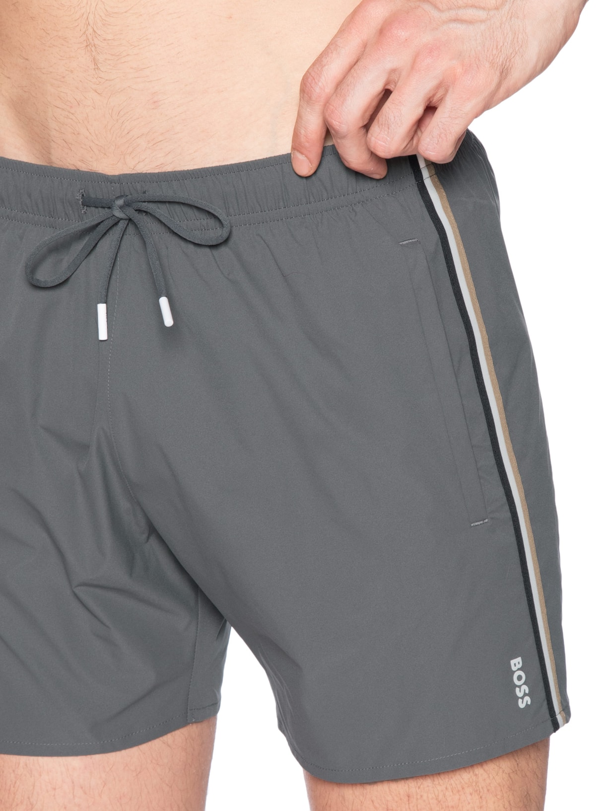 Short Masculino Iconic Cinza Boss