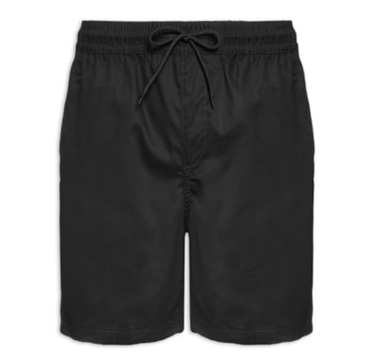 Short Masculino Jogger Relaxed Fit - Preto