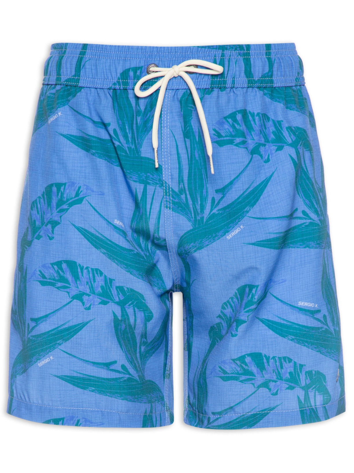 Short Masculino Linen Estrelicia - Azul