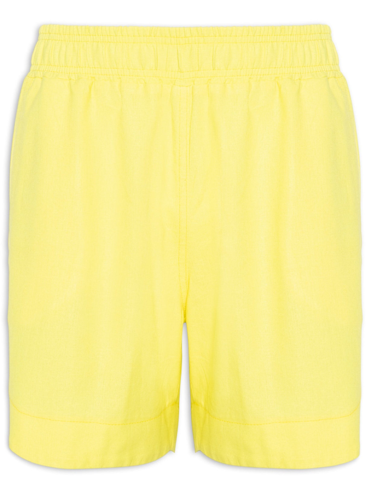 Short Masculino Linho - Amarelo