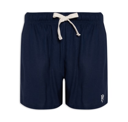 Short Masculino Linho - Azul