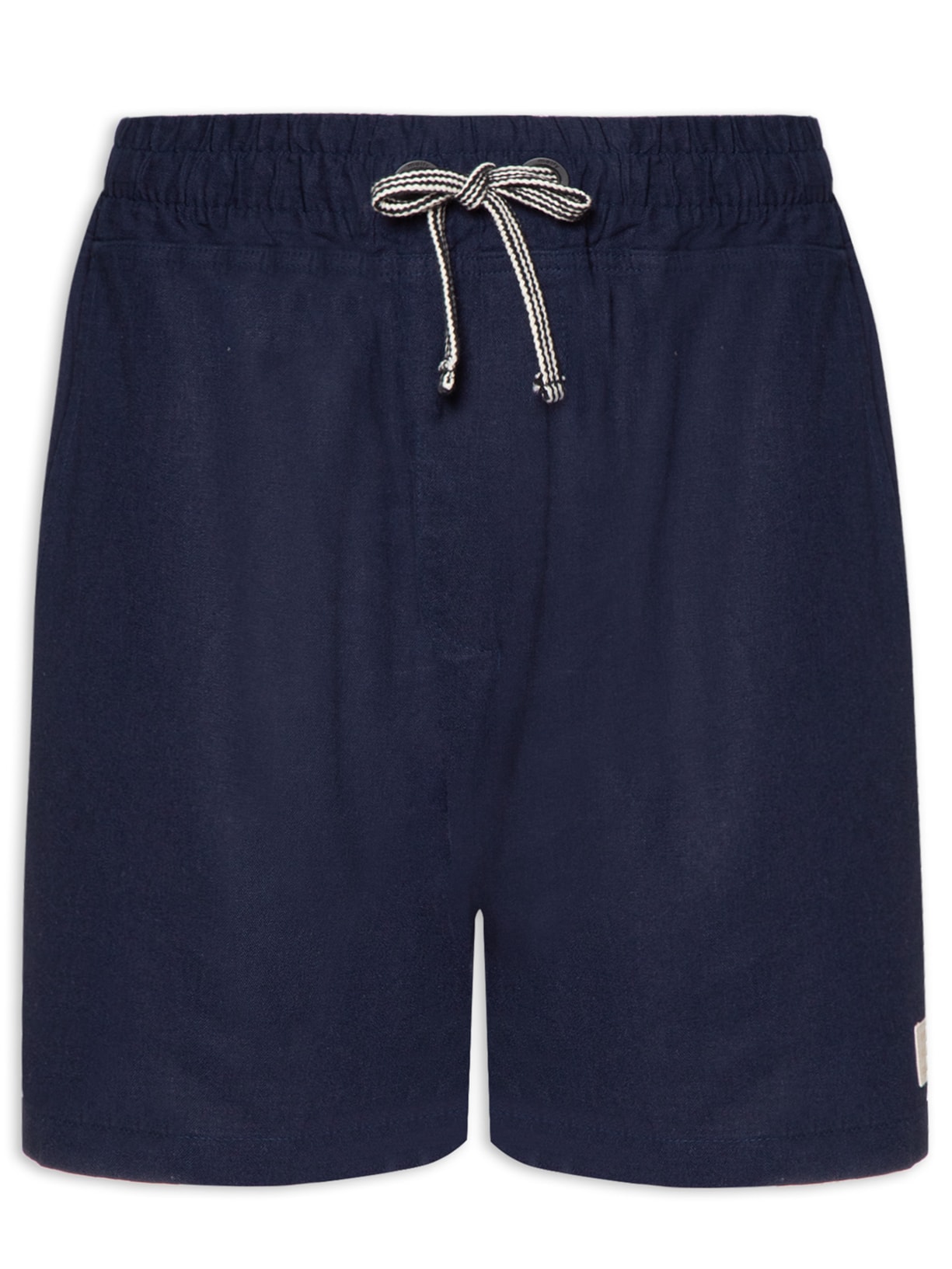 Short Masculino Linho - Azul