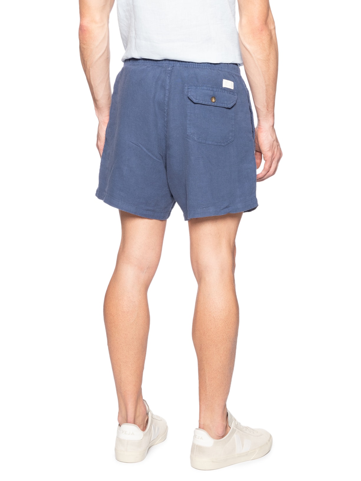 Short Masculino Linho Azul Pineapple