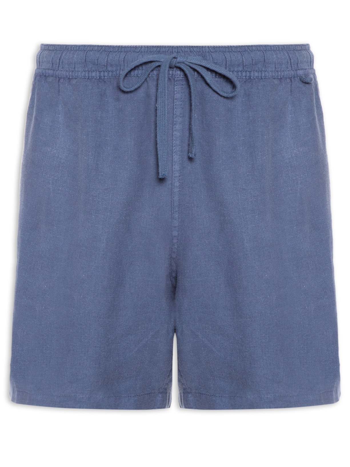 Short Masculino Linho - Azul