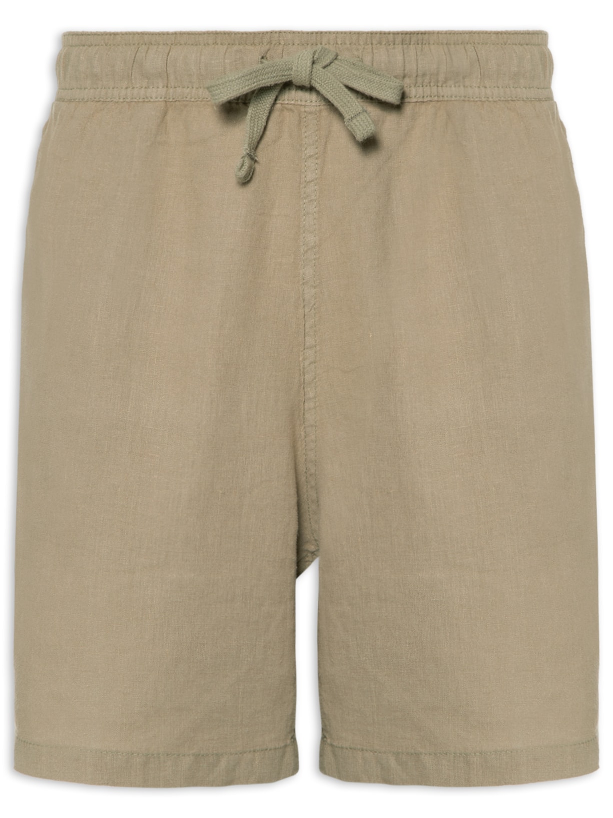 Short Masculino Linho - Bege