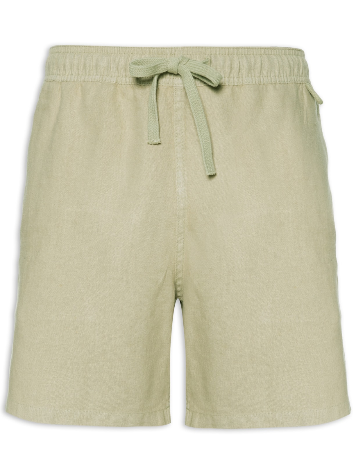 Short Masculino Linho - Bege