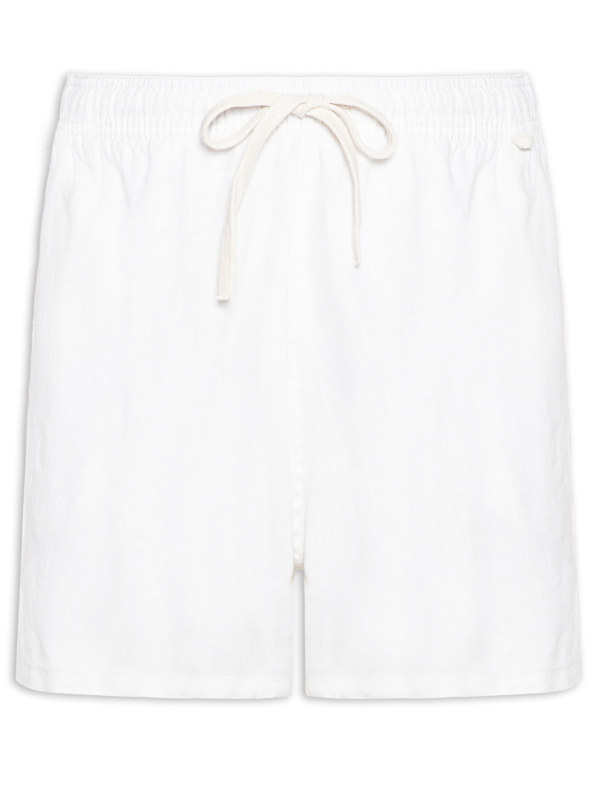 Short Masculino Linho - Branco