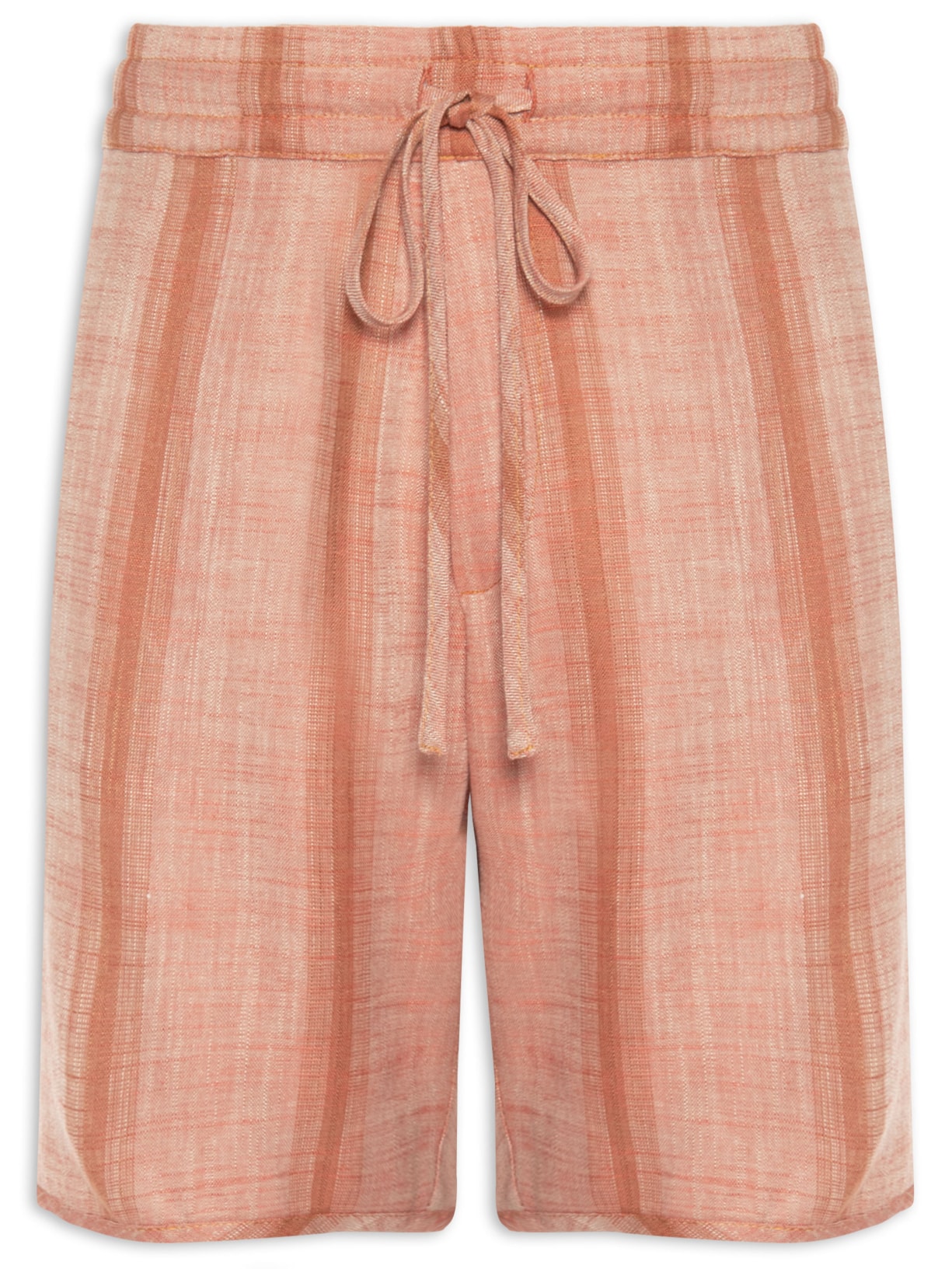 Short Masculino Linho Fenda - Vermelho