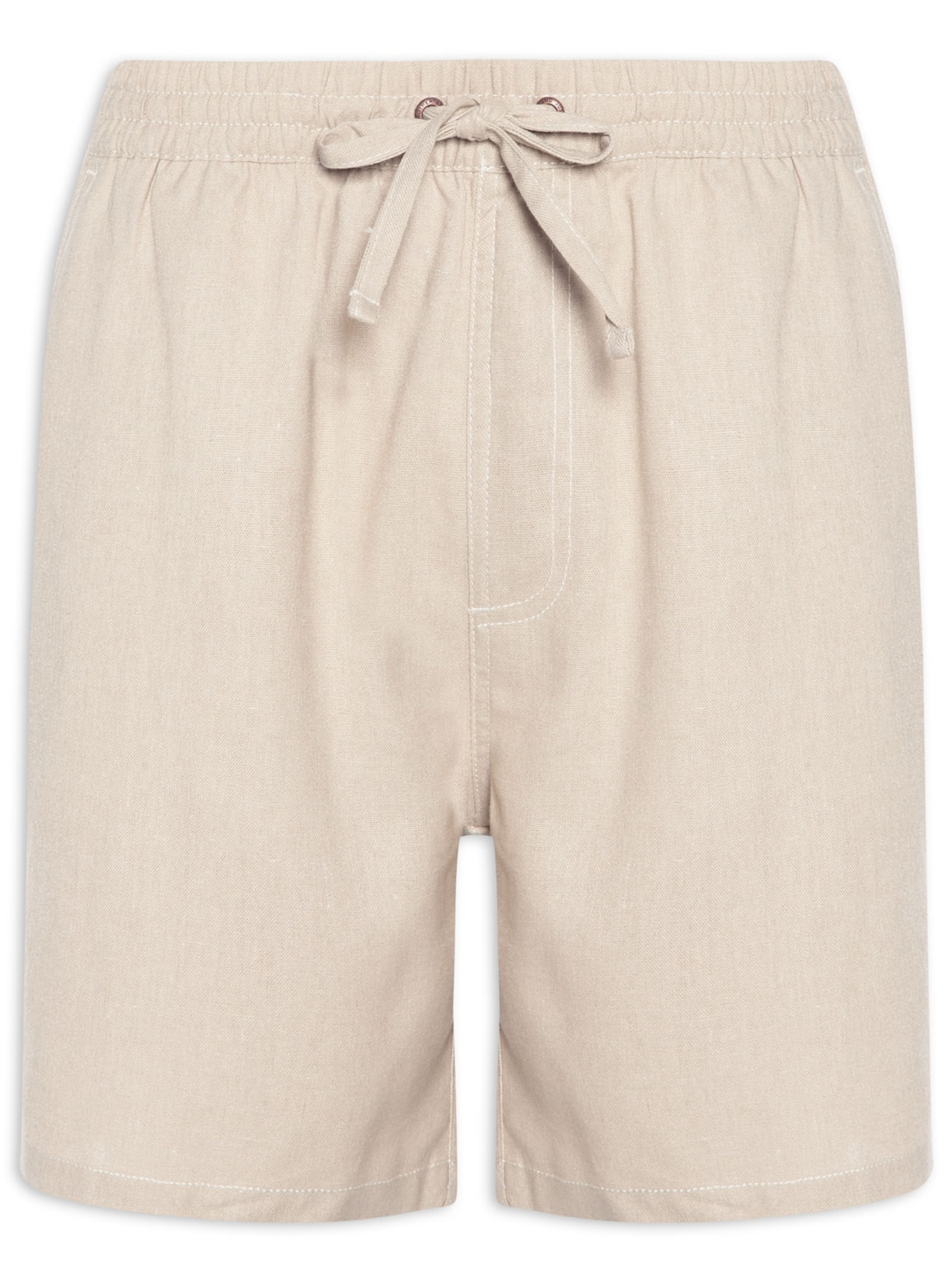 Short Masculino Linho Just Comfort - Bege
