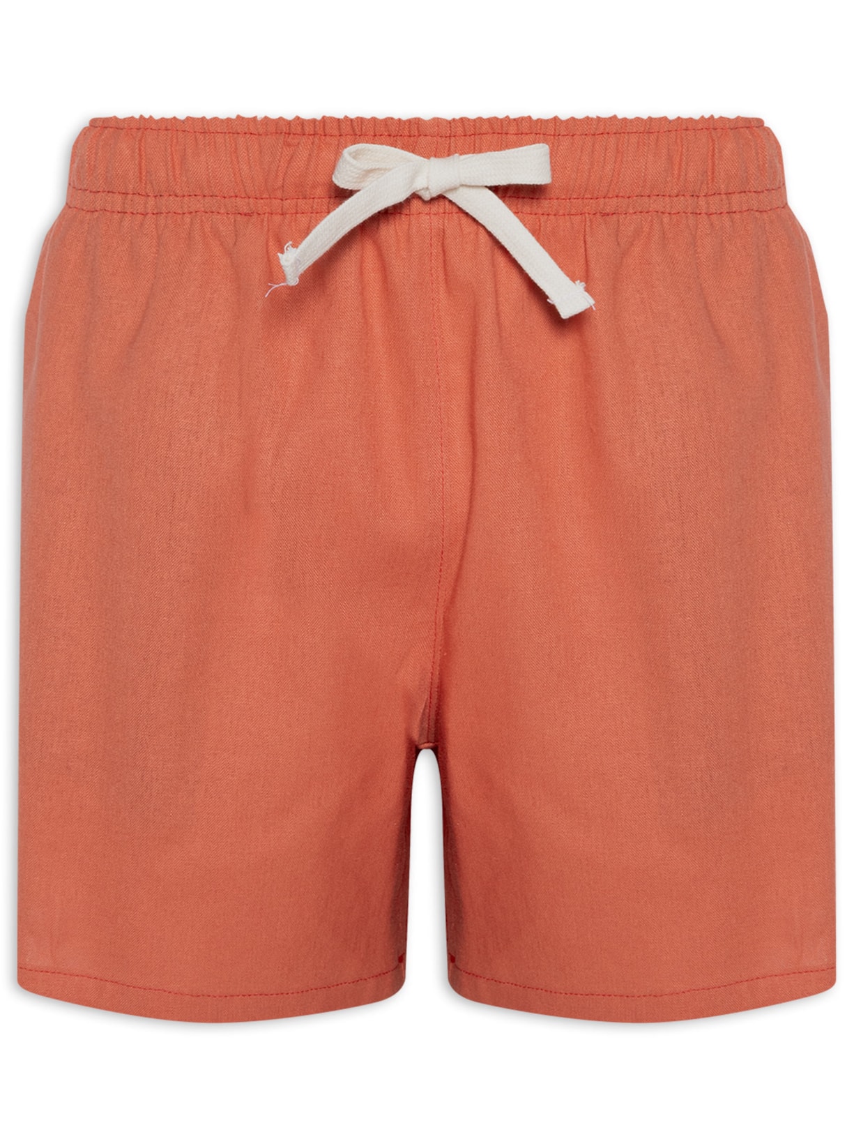 Short Masculino Linho - Laranja