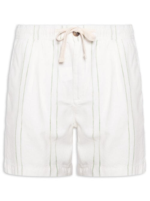 Short Masculino Linho Listra Summer - Verde