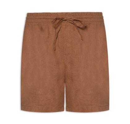 Short Masculino Linho Summer - Marrom