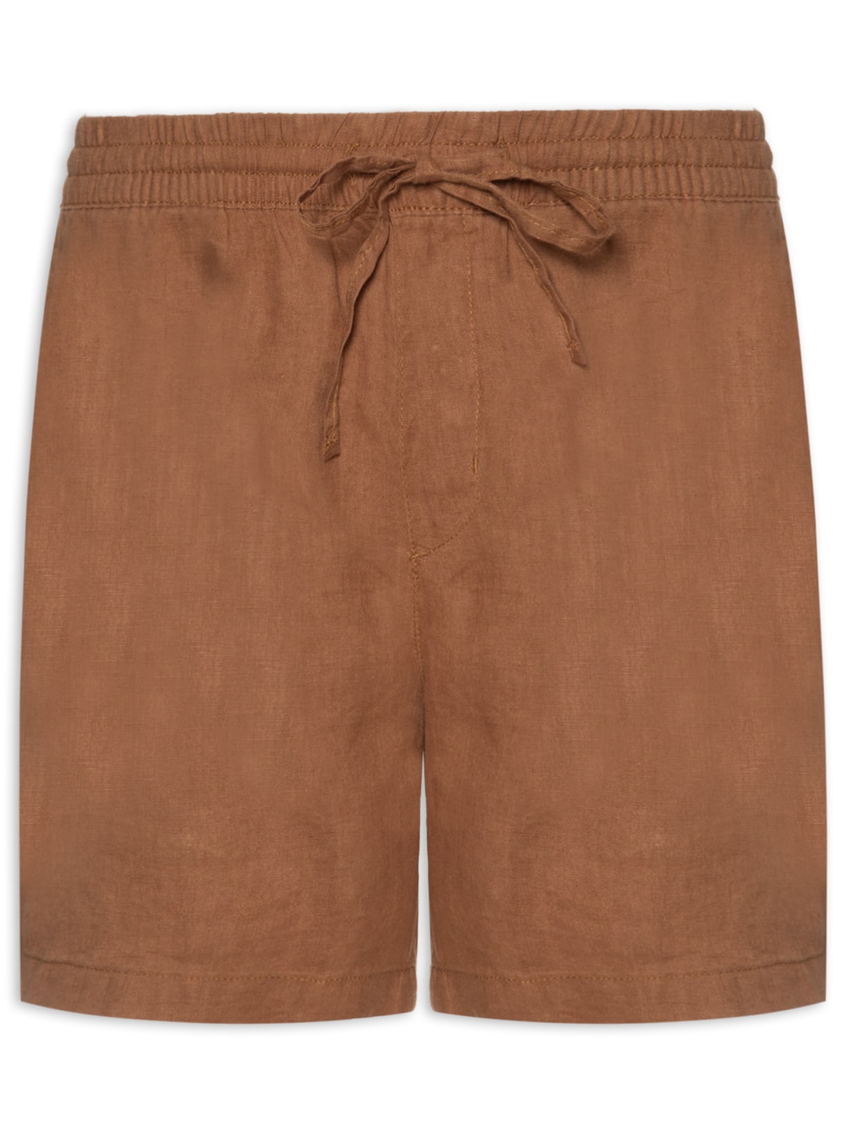Short Masculino Linho Summer - Marrom