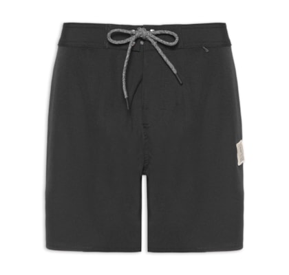 Short Masculino Liso Beachwear - Preto